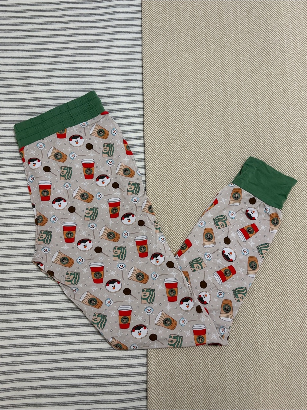 Lullaby Land Bamboo Women's Starbucks Coffee Joggers Lounge Pants Small